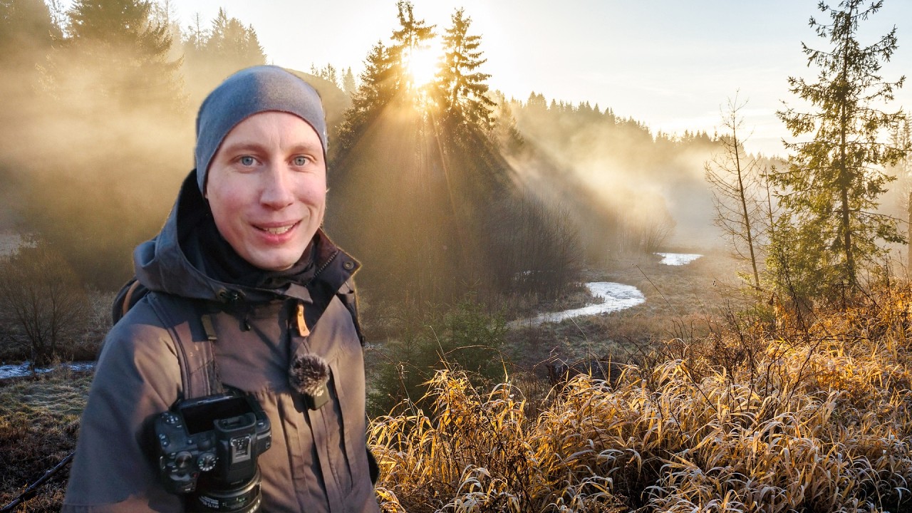 Magische Fotografie: Ein Traumbaum und Lichtspiele im Flusstal