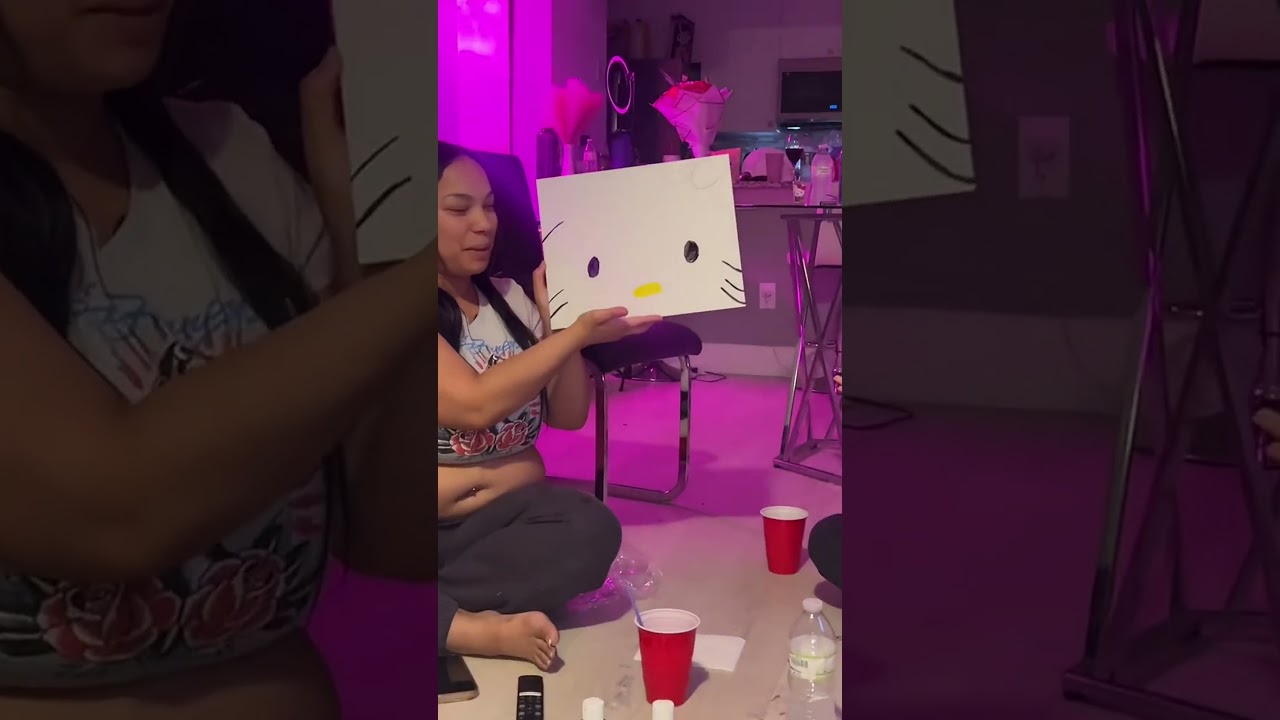 Embrace inner creativity with hello kitty vibes #sipandpaint #girlsnight