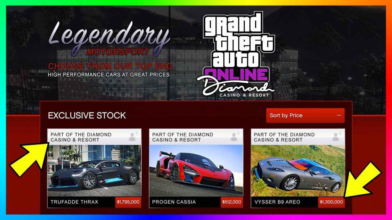 GTA Online The Diamond Casino & Resort DLC Update - NEW VEHICLES! Trufadde Thrax, Supercars & MORE!