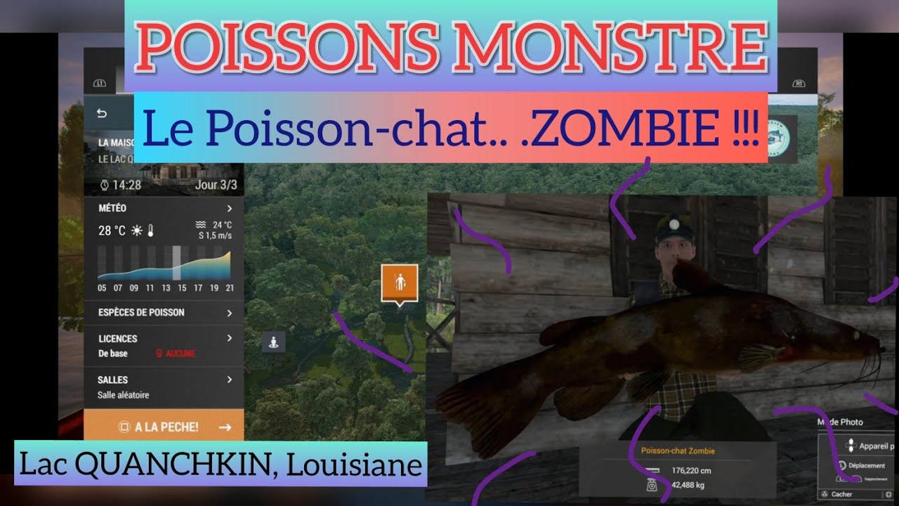 Poisson Chat Zombie: Monstre du lac Quanchkin