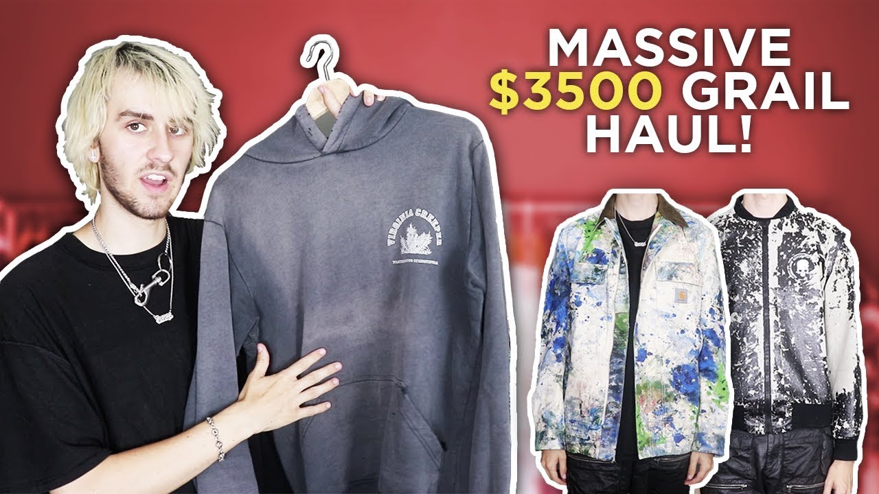 MASSIVE $3500 STREETWEAR GRAIL HAUL! (Archive Raf Simons, Number (N)ine, Junya Watanabe + More!)