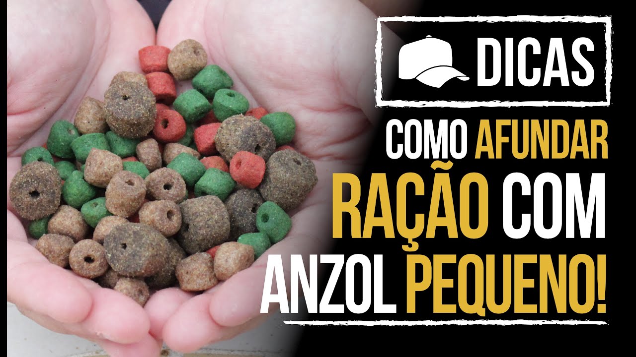 COMO AFUNDAR RA&Ccedil;&Atilde;O COM ANZOL PEQUENO (DICA)