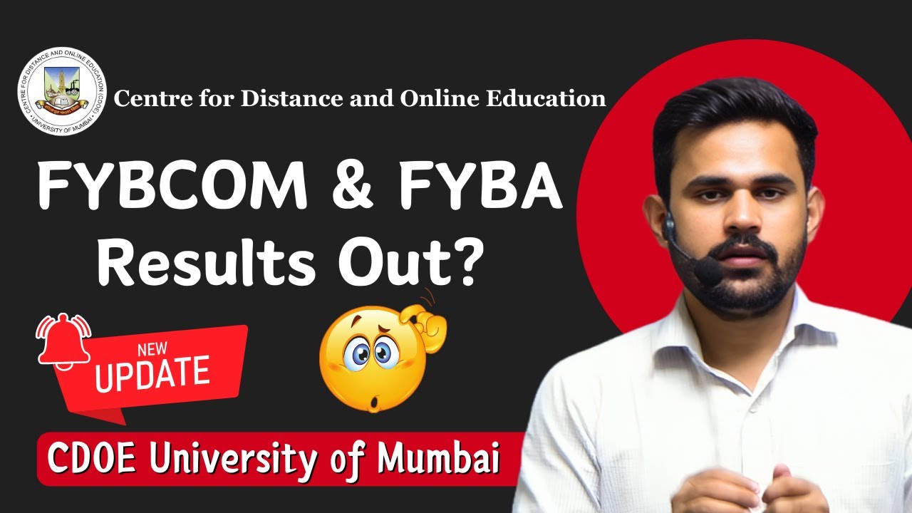 FYBCOM Results | FYBA Results | Semester 1| CDOE University of Mumbai?