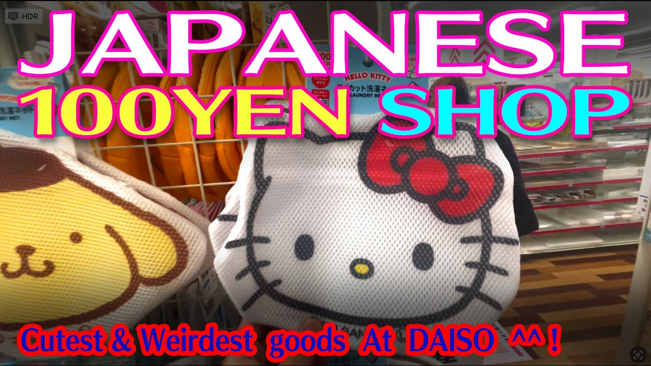 Cutest & Weirdest  goods  At  DAISO 100YEN SHOP  ^^ !