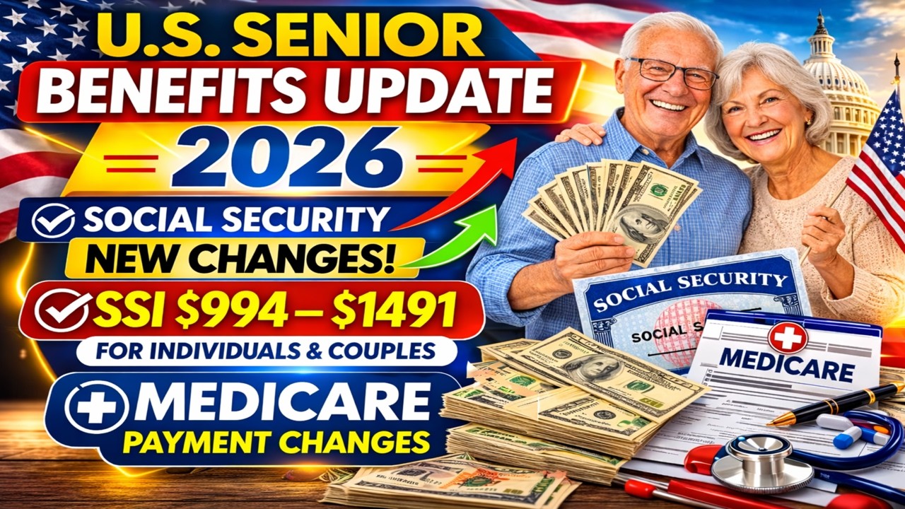 U.S. Senior Benefits Update 2026 | Social Security, SSI & Medicare Changes