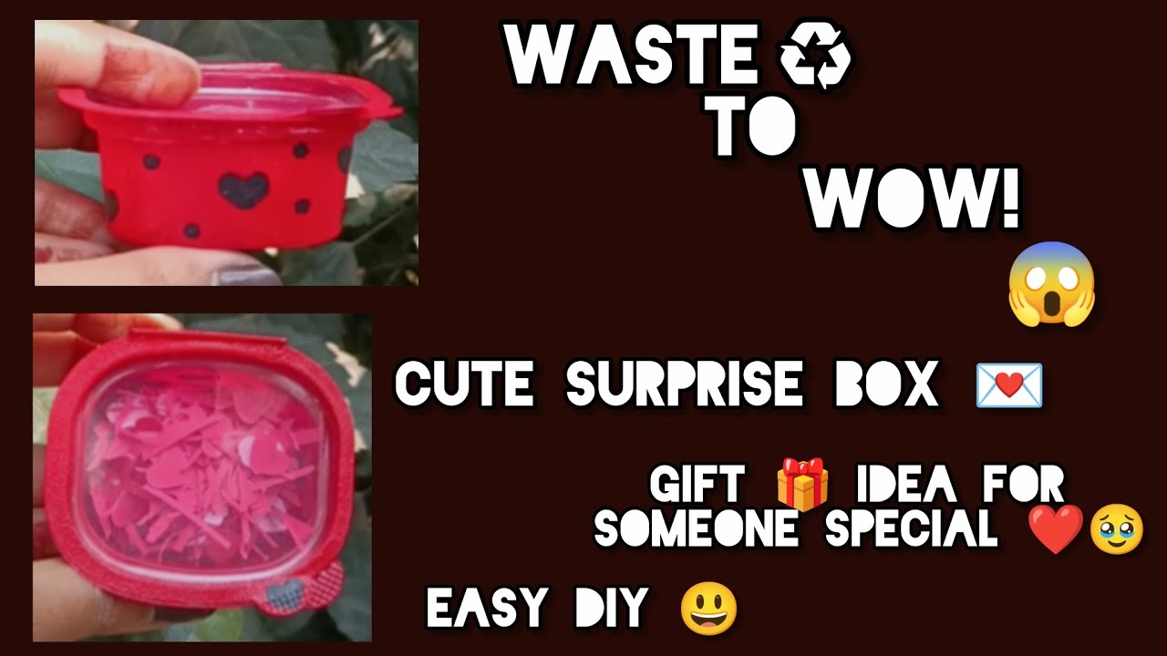 Don't Throw Away Sauce Containers! 🚫 | Cute DIY Gift Idea for Someone Special ❤️