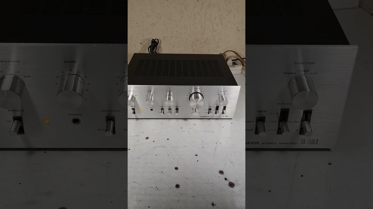 Restauraci&oacute;n amplificador integrado PIONEER SA-7500 II Jap&oacute;n 1976 terminado  #retro #vintage #vinyl
