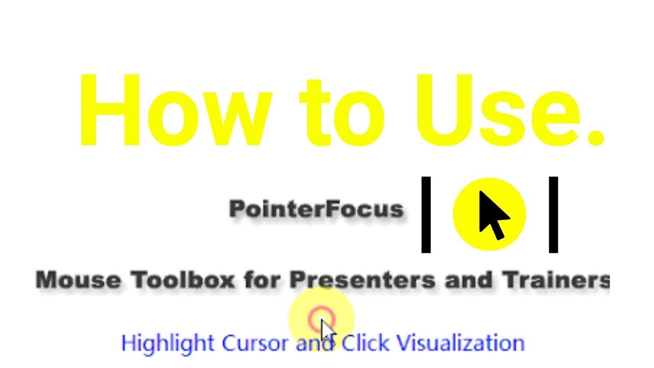 How to Download and use Pointer Focus in PC