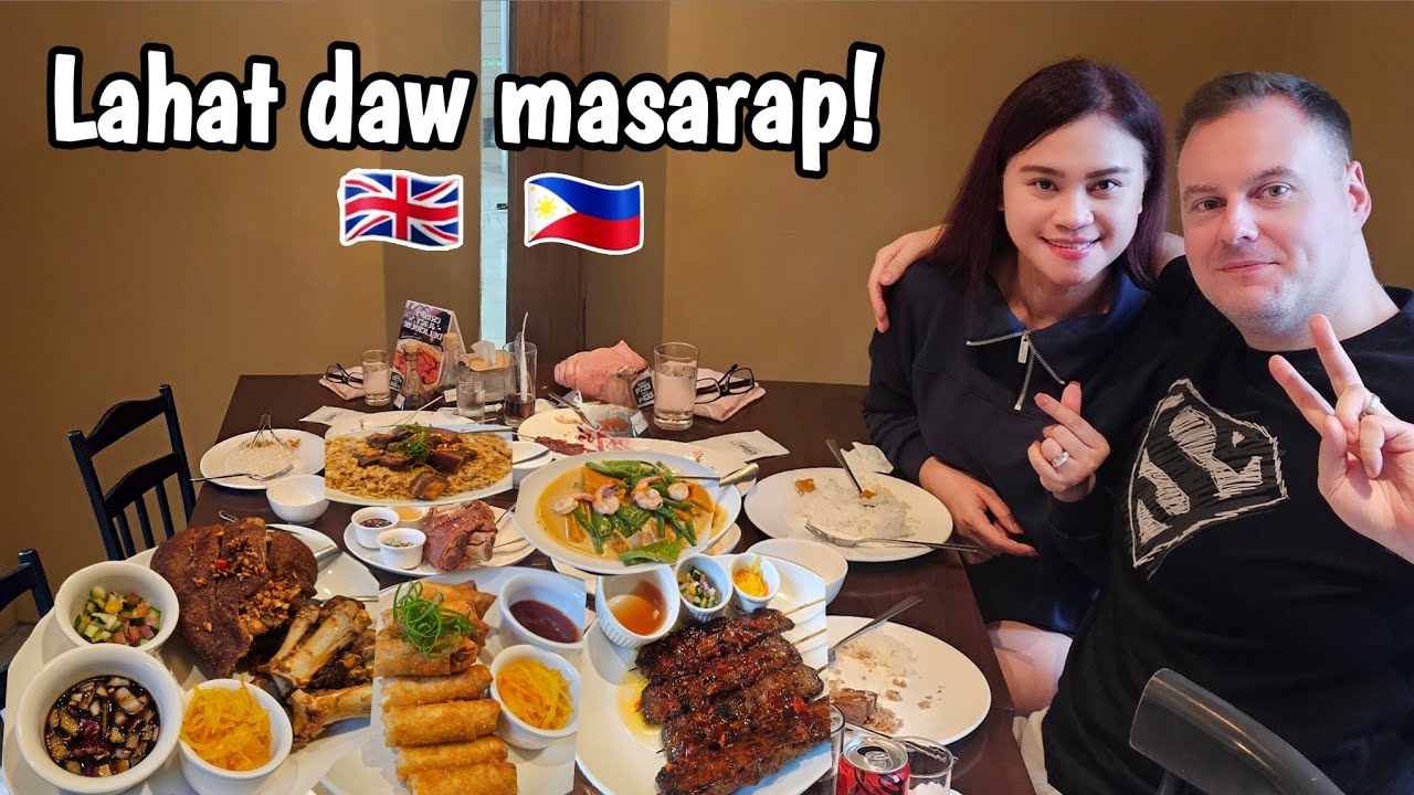 British Husband Tries Gerry’s Grill Filipino Food | He LOVES Everything! Philippines Holiday! 