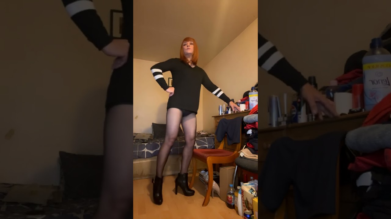 Rachel’s lost her skirt..  #crossdresser