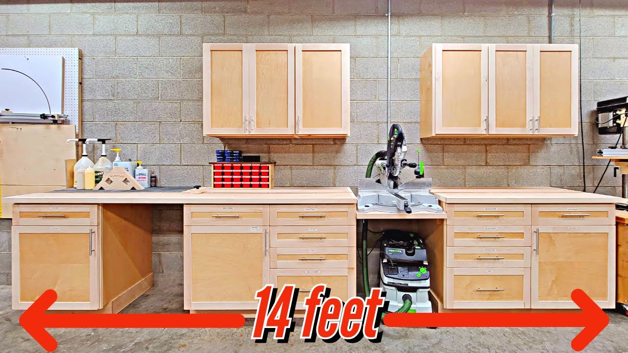 Miter Saw Station with Storage