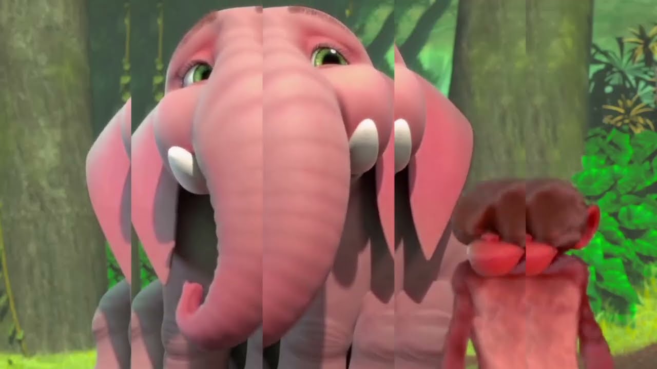 #junglestory: Elephant & Monkey Teamwork Adventure -  Sponsored by klasky csupo effects