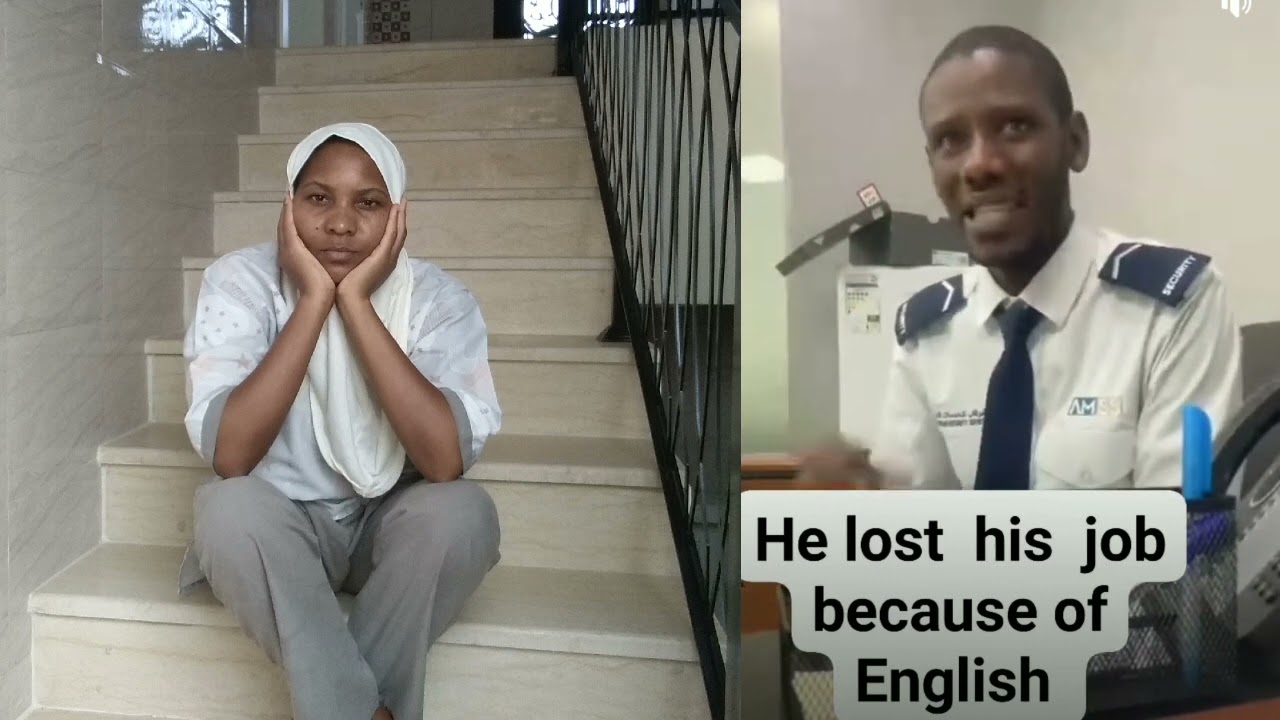 He was chased out of the country  because of English/ it's the potential of a person/jobs abroad