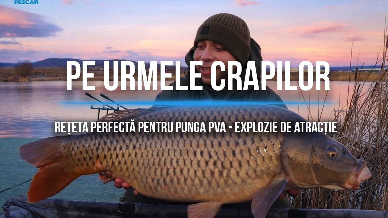 Am plecat la pescuit fara lansete. Reteta punga PVA Claudiu Popa