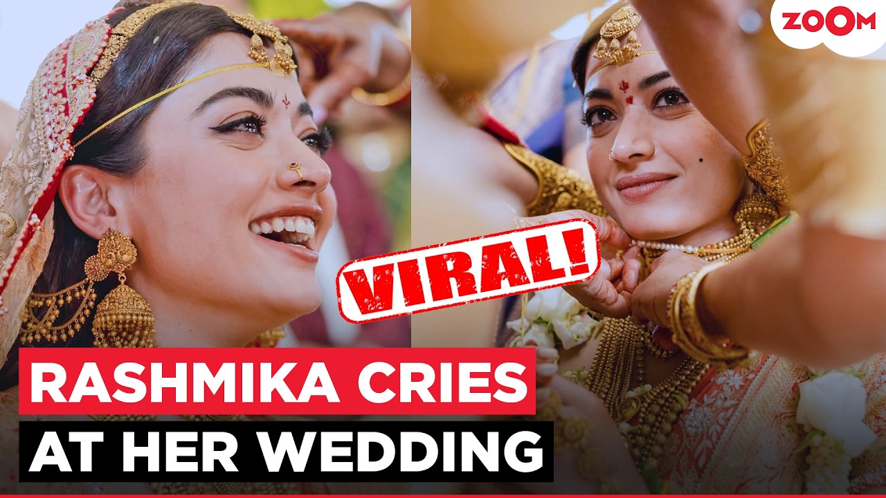 Rashmika Mandanna CRIES during her wedding rituals with Vijay Deverakonda