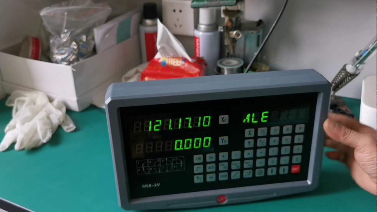 Sns-2v digital display set resolution linear mode angle mode