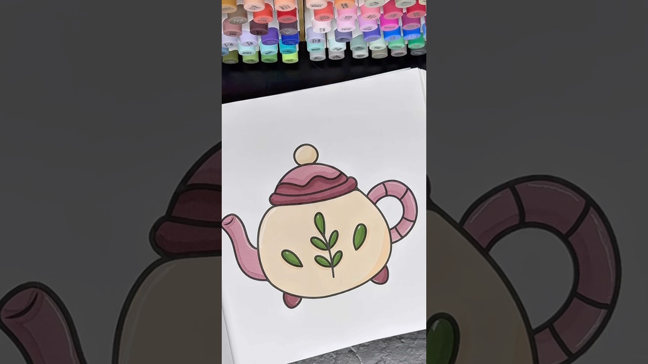 Color With Me ASMR 🫖✨