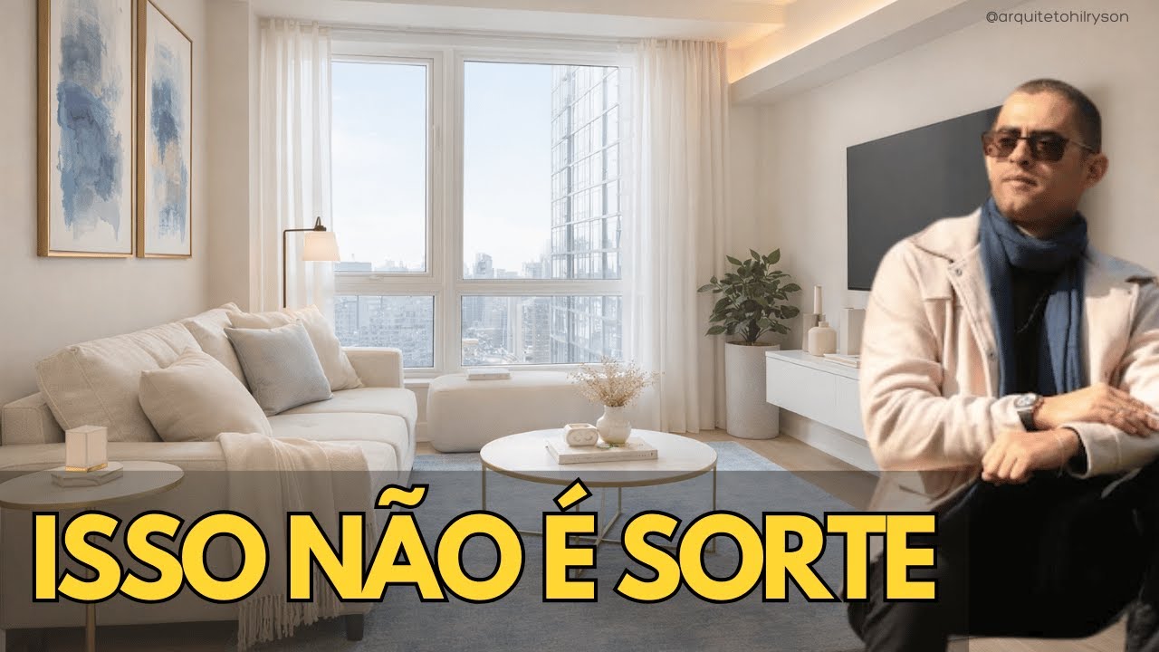 Sala Pequena Bonita Não É Sorte — O Medo de Errar Está Travando a Decoração da Sala de Apartamento