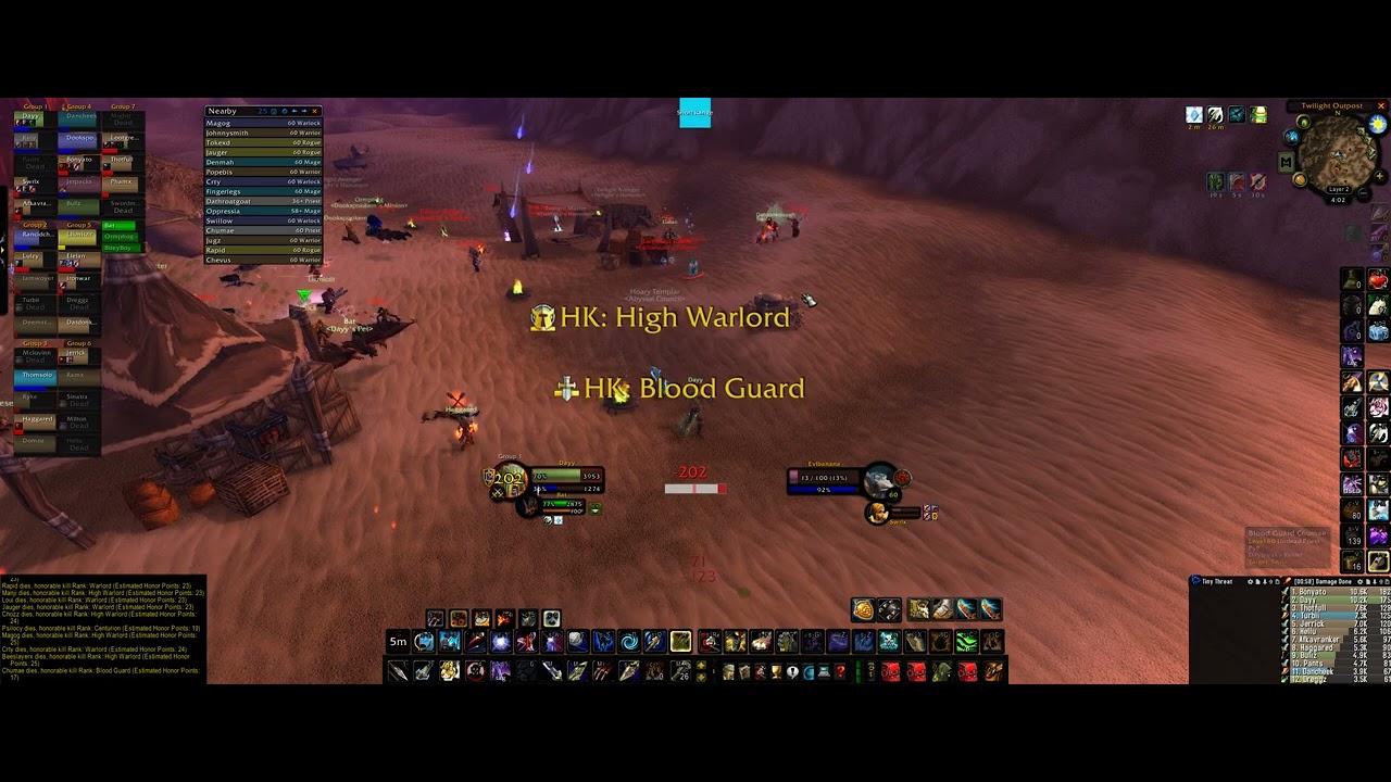 wow1 silithus raid brawl