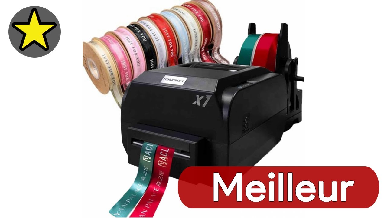 🏆 TOP 3 MEILLEUR IMPRIMANTE A RUBAN SATIN 2025