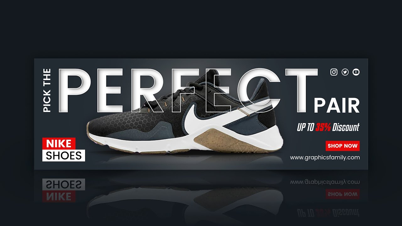 How to Create a Shoes Banner Design in Photoshop