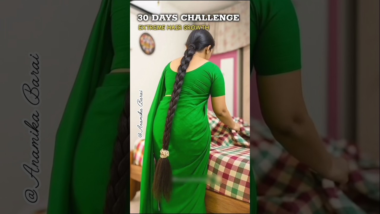 3️⃣0️⃣ Days Extreme Hair Growth Challenge/Hair Growth Toner #shorts #haircare #hairgrowth #longhair