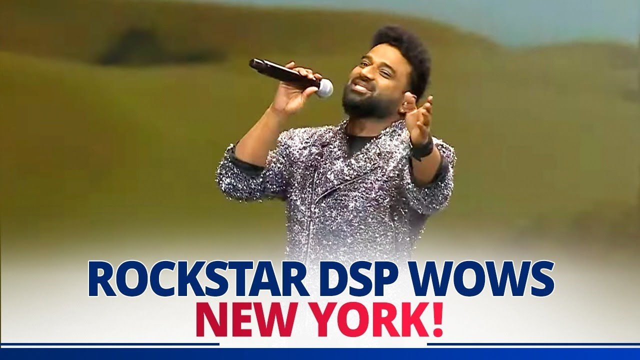 Music sensation @ThisIsDSPMusic performs at PM Modi's Indian community programme in New York!
