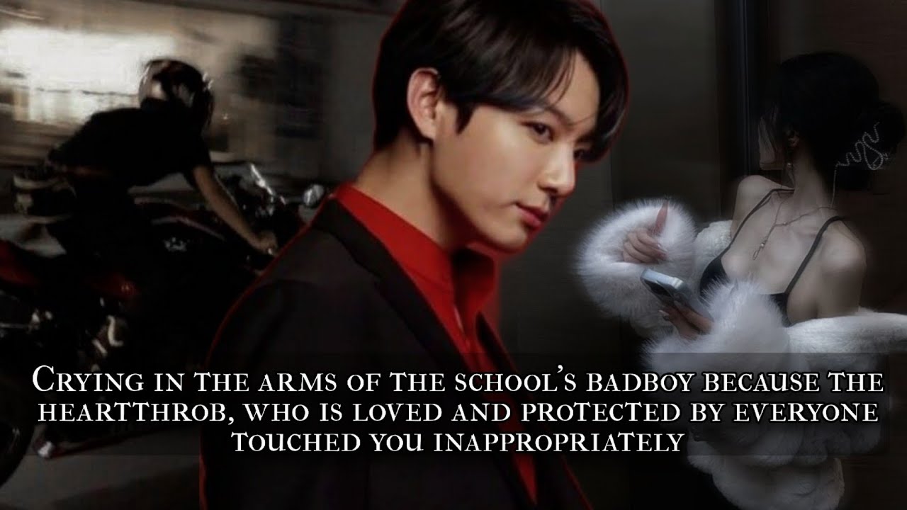 Crying in the arms of the school's badboy because the heartthrob, who is loved and - oneshot 
