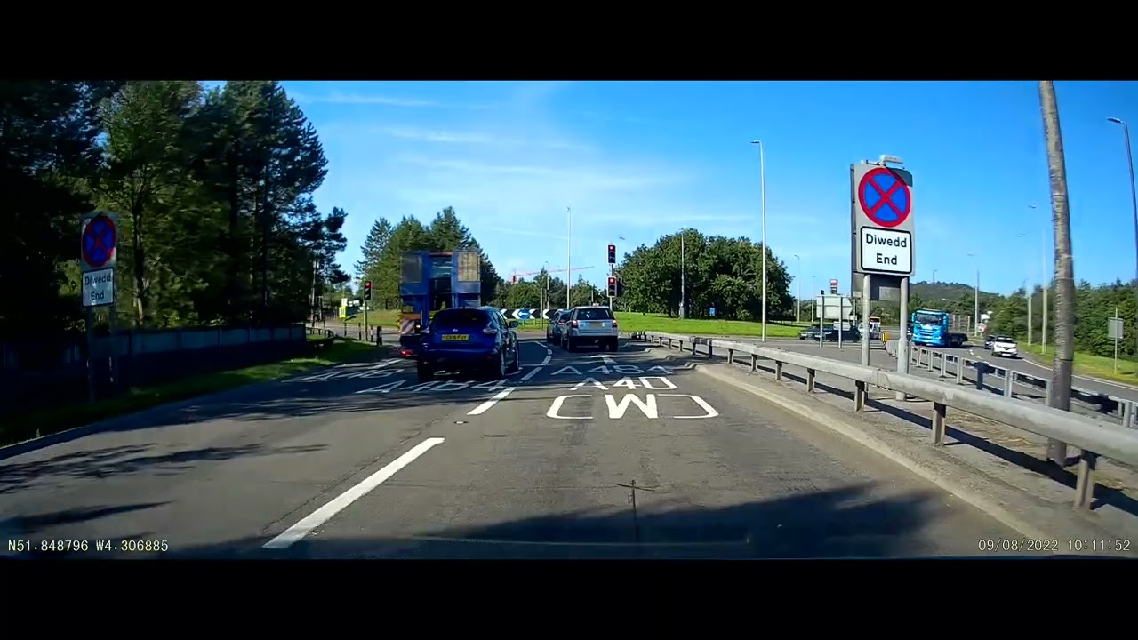 Wales by Road - Carmarthenshire - A4- Pontargothi to Carmarthen