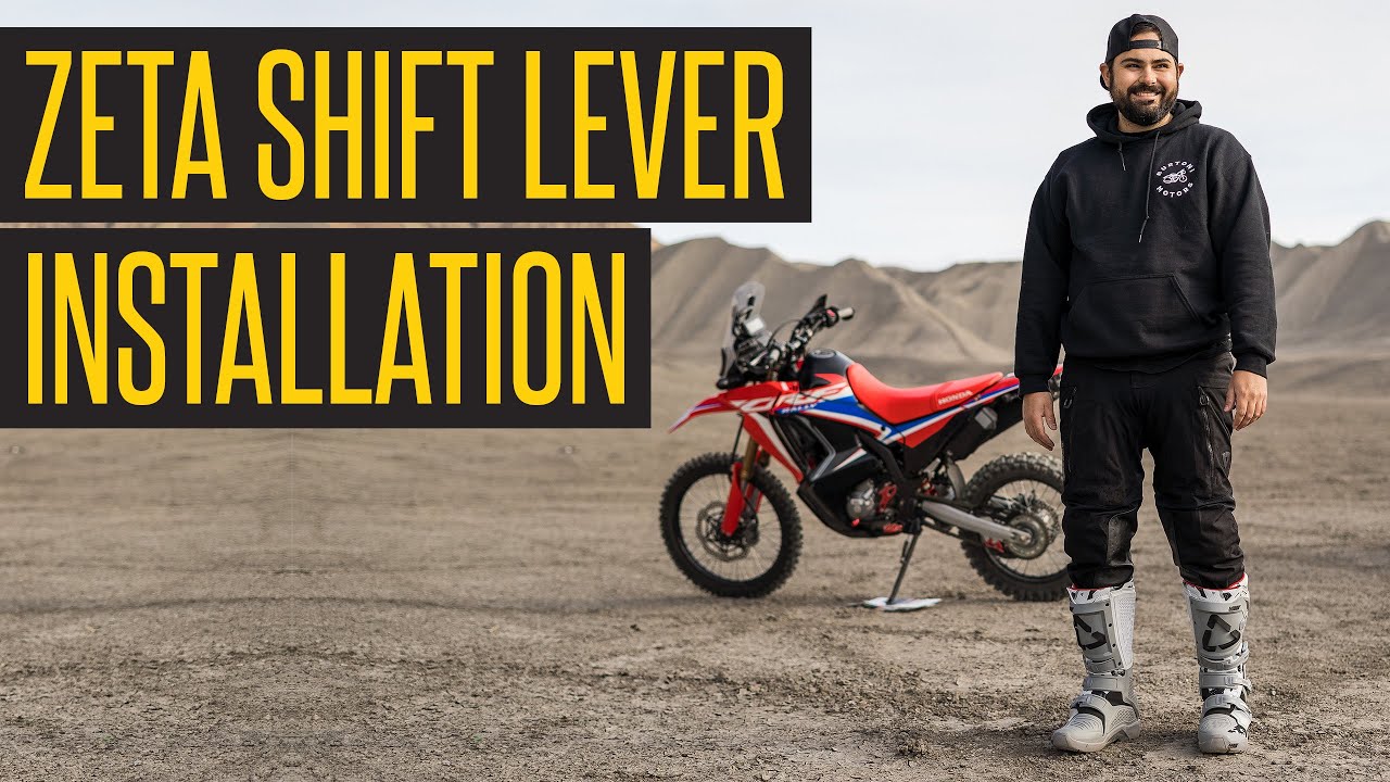Zeta Forged Shift Lever Installation on 2021 Honda CRF300L Rally