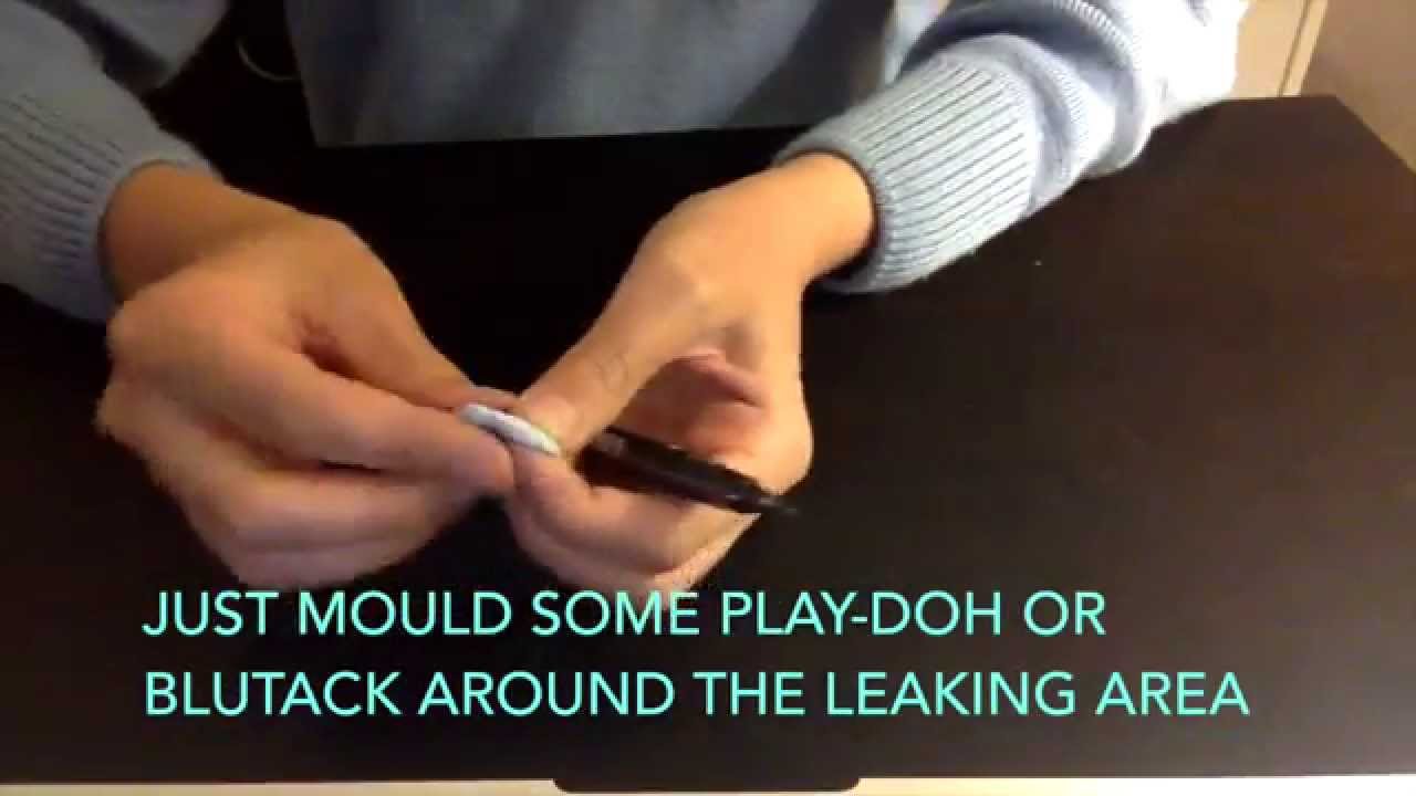 How to Temporarily Fix a Pen Leak
