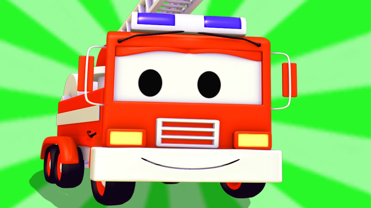 W&oacute;z strażacki | bajka o maszynach dla dzieci po polsku 🚒