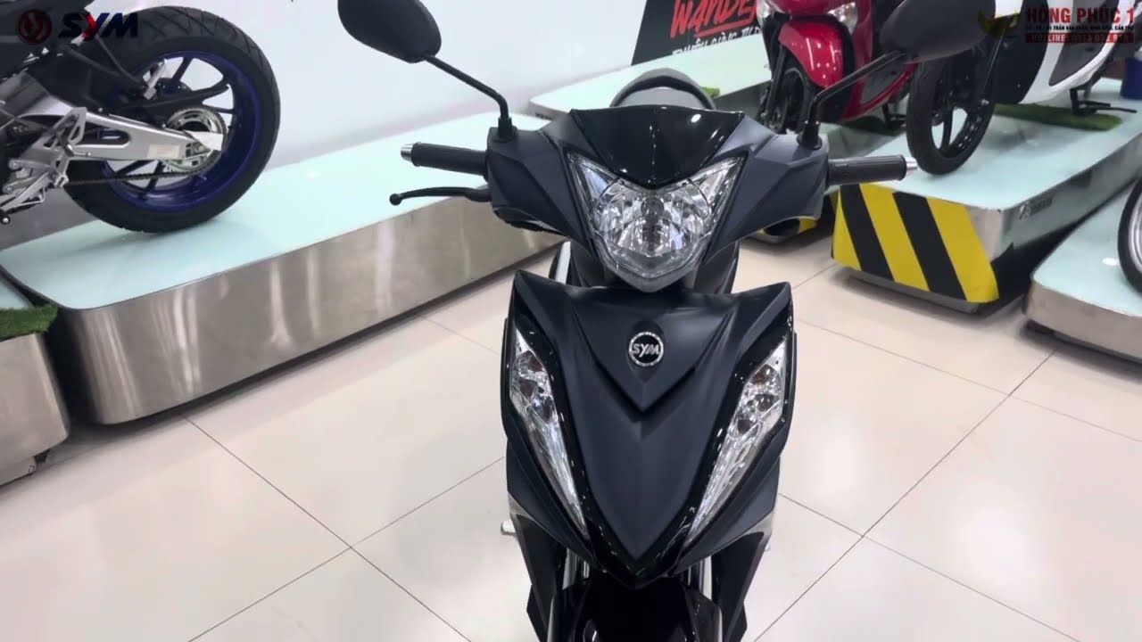 SYM GALAXY 50CC MÀU MỚI 2025 XANH NHÁM ĐEN| XE MÁY HỒNG PHÚC CẦN THƠ.