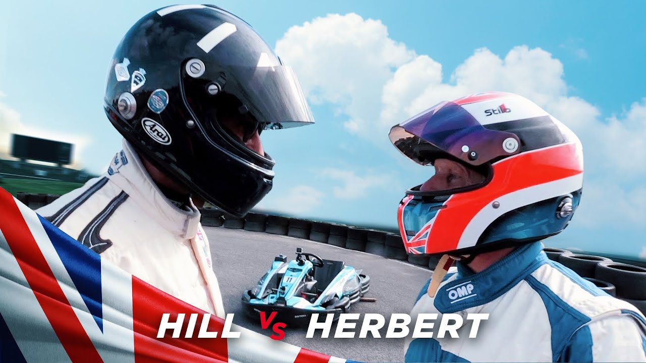 Damon Hill vs Johnny Herbert at Daytona Sandown Park