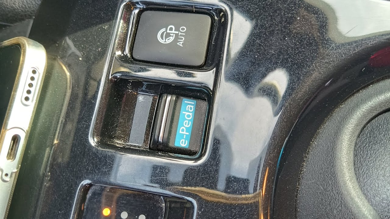 Nissan leaf ZE1 режимы D, B, eco, e-pdal