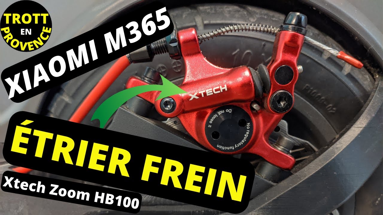 Étrier de frein XTECH XIAOMI M365 : Freinage hydraulique haute PERFORMANCE ( réglage frein xtech )
