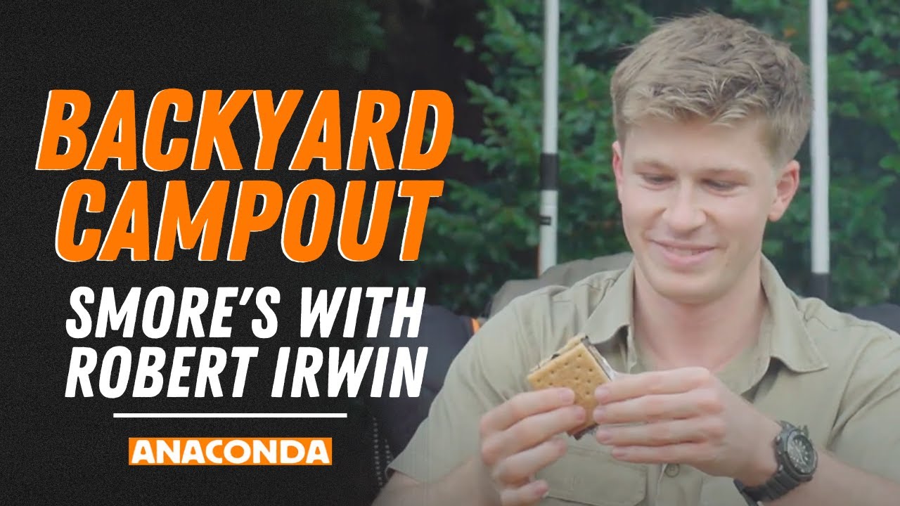 Wildlife Warriors Backyard Campout | S'mores with Robert Irwin | Anaconda Stores