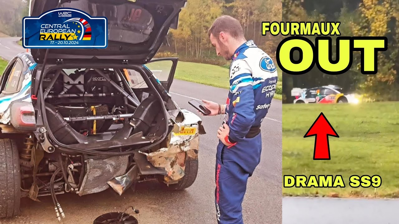 FOURMAUX OUT | DRAMA SS9 WRC CENTRAL EUROPEAN RALLY 2024