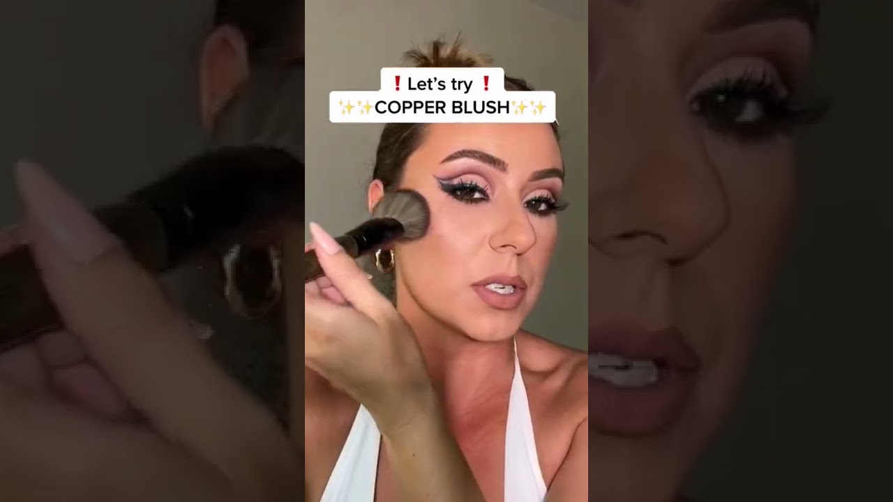 Any copper blush suggestions??✨⬇️ #makeuptrends #pinkblush #shorts