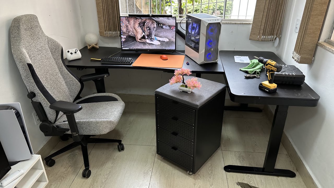 Melhorando o Setup Gamer Colocando o Gaveteiro Elements Herr e Futuras Mudanças
