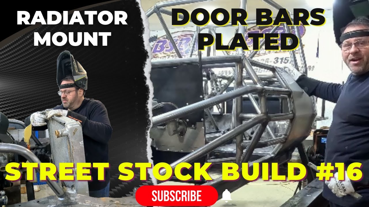 The Race Car Build Continues with Door Plating Installed and a Super Easy Radiator Mount!