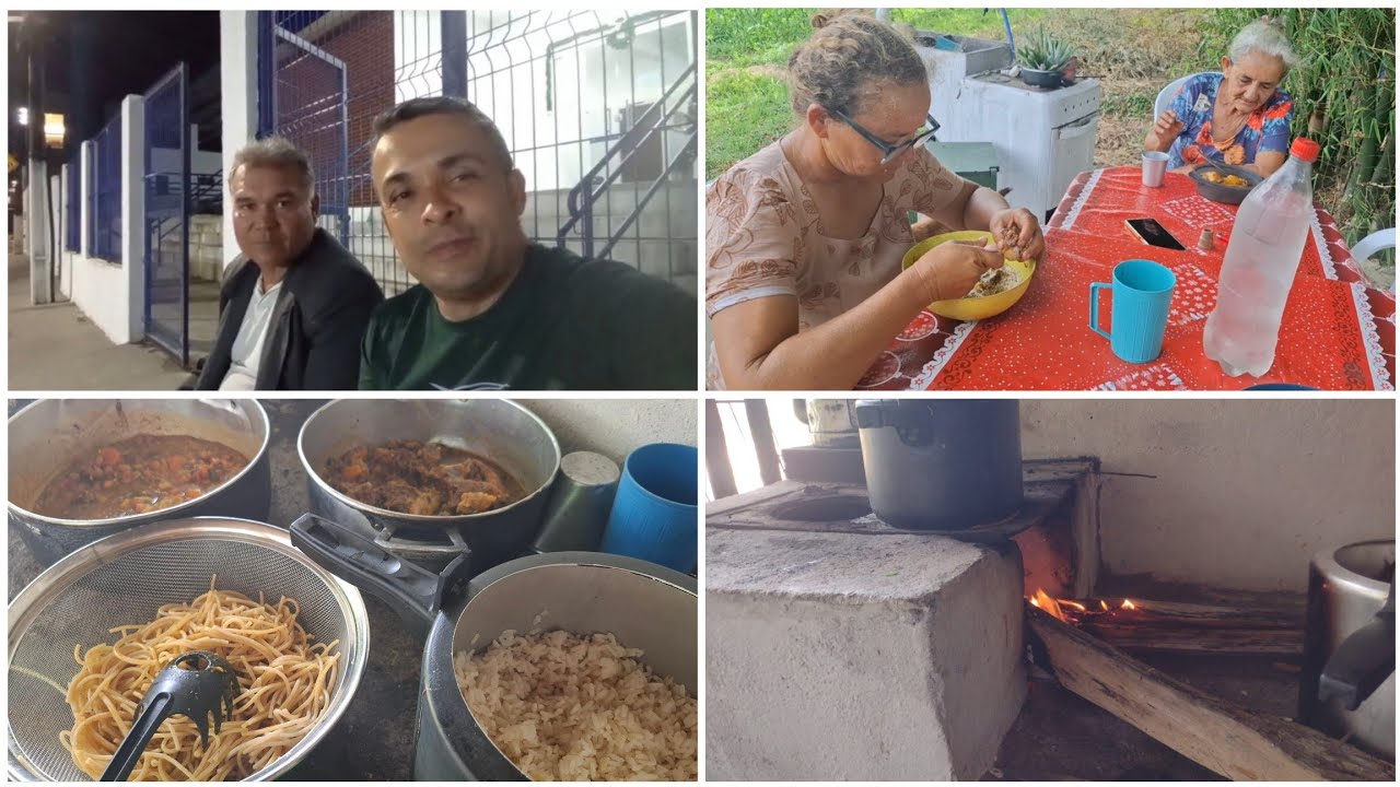 Um domingo com o almoço  e mostramos setor de trabalho de carlinho, cantinho. Da ceia 