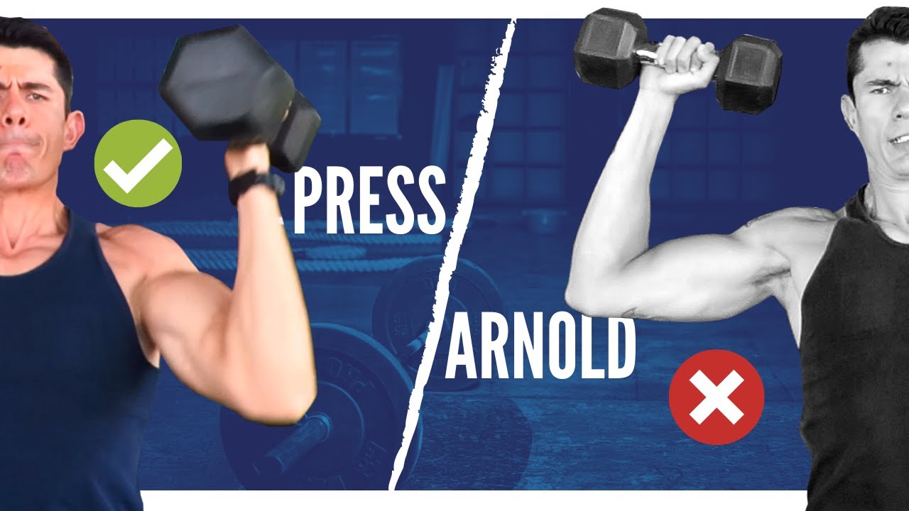 Tutorial Press Arnold con Mancuernas. Rutina Hombro