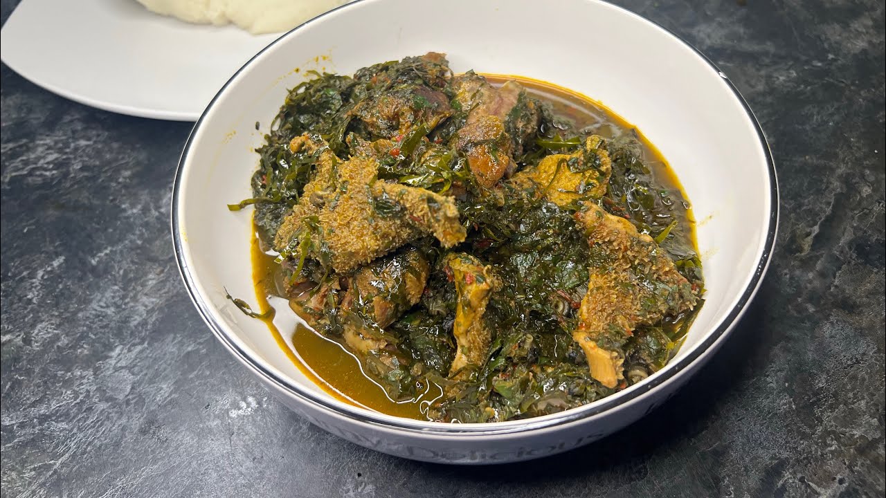 Fast and easy afang soup recipe !