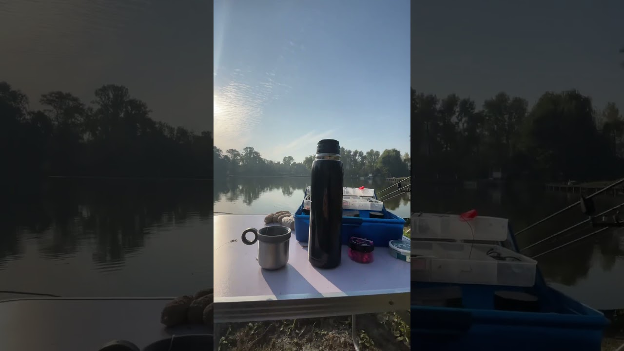 Good morning on the fishing #carp #carpfishing #fishing #fish #fox #relaxing #break fast