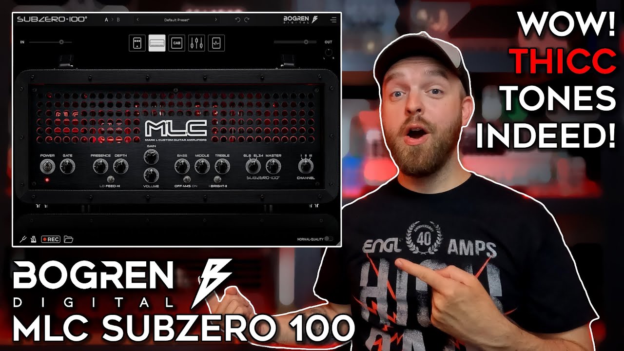 This Amp Sim Is Really UNIQUE! Bogren Digital MLC Subzero 100!