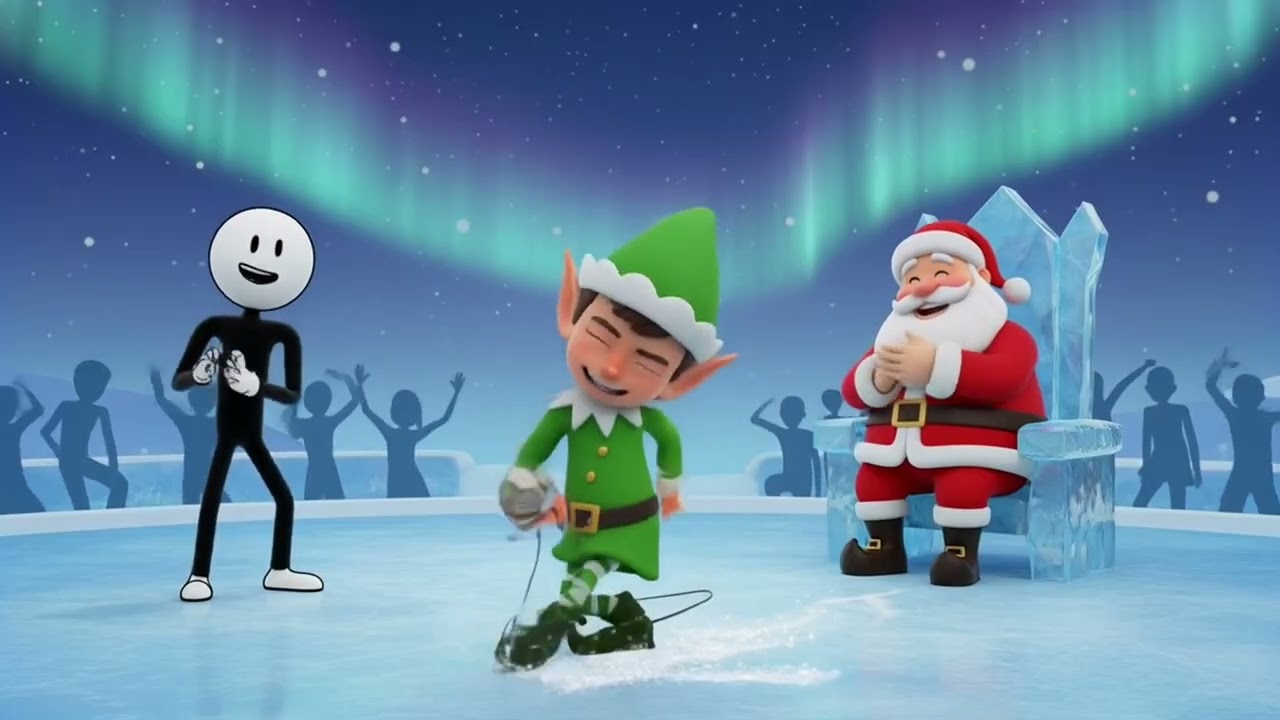 EP 2- Santa Got Bored… Stickman’s Idea Turned into a Talent Show! 🎤🔥