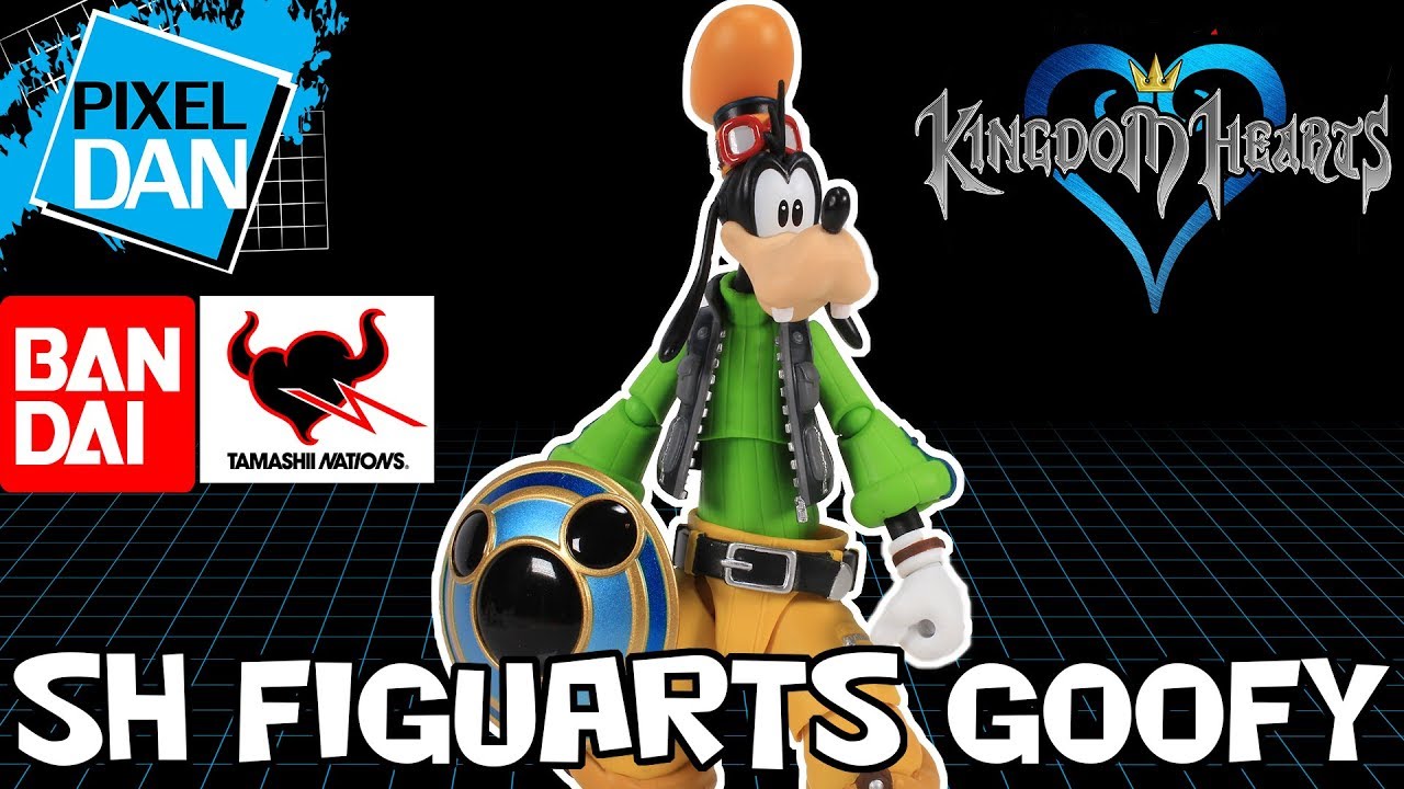 Kingdom Hearts Goofy SH Figuarts Bandai Tamashii Nations Figure Video Review