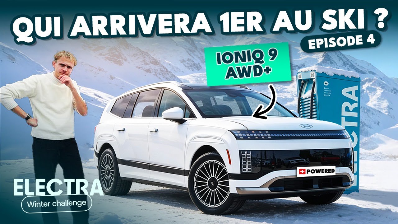 Paris-Val d'Isère en Hyundai IONIQ 9 : le meilleur SUV 7 places ? Electra Winter Challenge Ep. 4