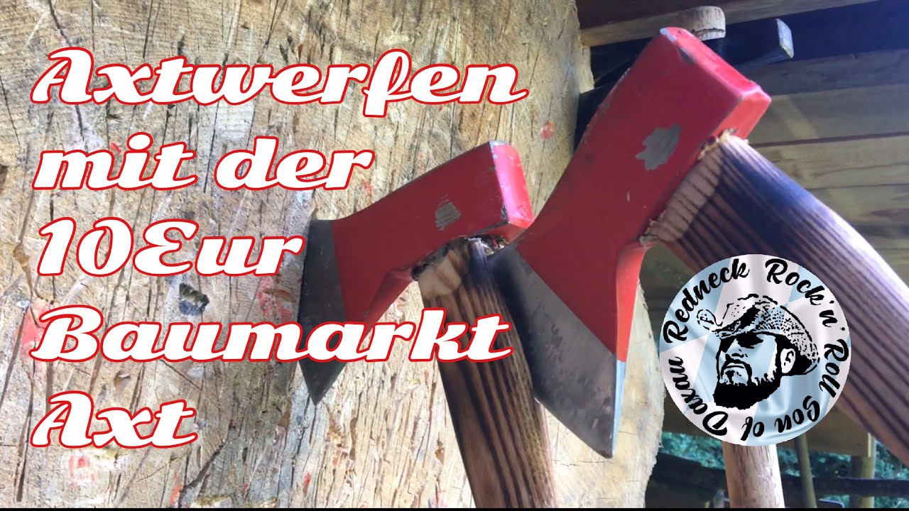 Axtwerfen, mit billig Baumarkt Axt und Beil werfen, Verschönern und verbessern, axe throwing lessons